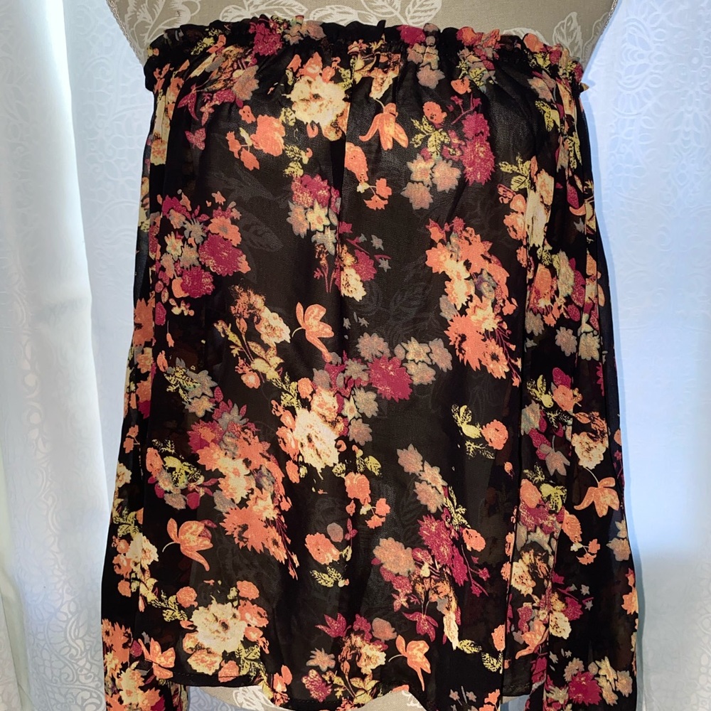 Floral Off The Shoulder
